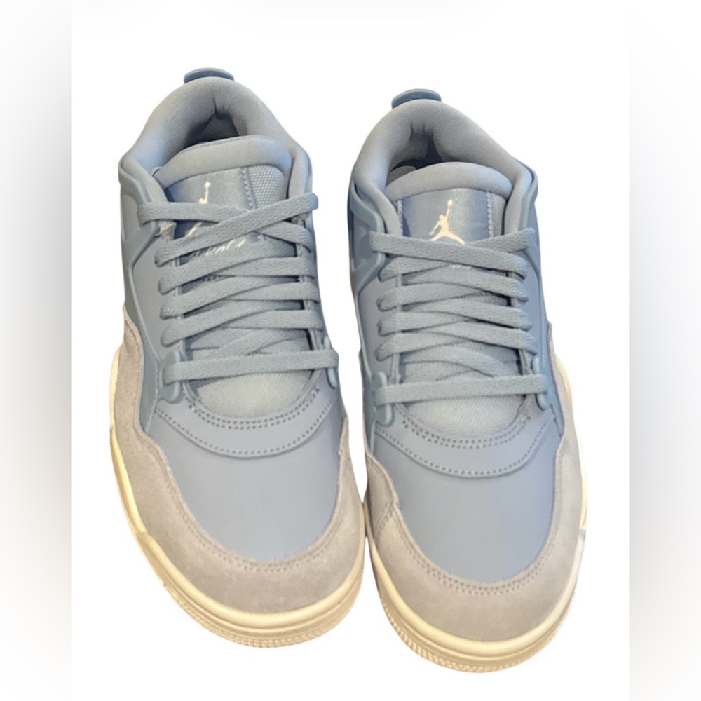 🆕 Air Jordan 4 RM Aluminum Blue Sneakers, Size 9.5 BNIB - Picture 3 of 8
